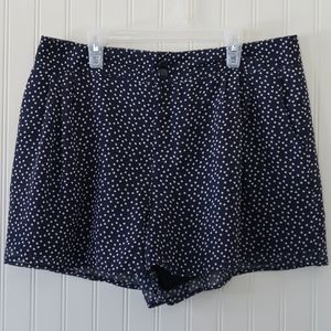 Polka Dot Shorts Blue And White Cottage Core Lauren Conrad Size 12